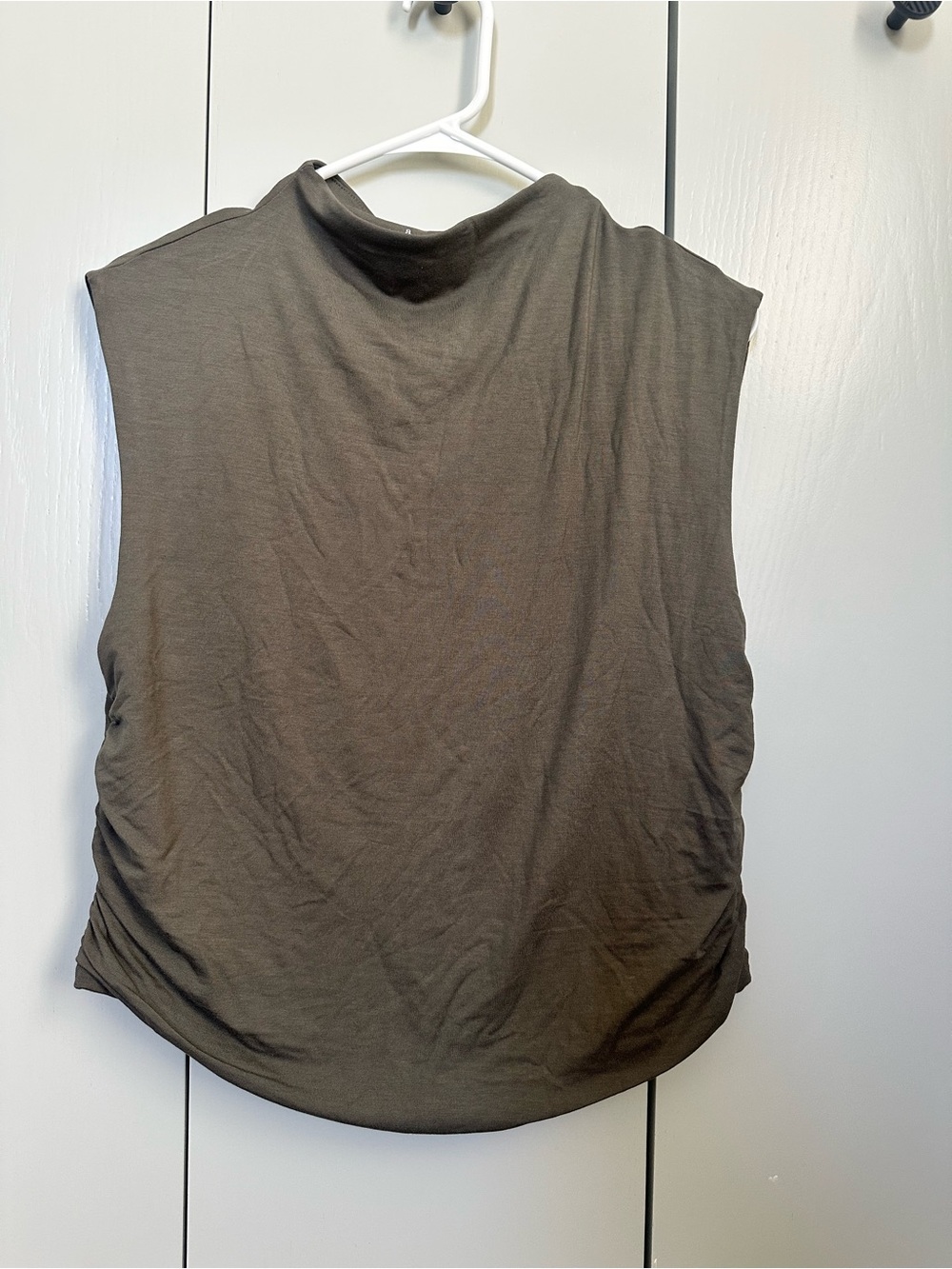 NWT a new day Olive Green Sleeveless Mock Neck Tank